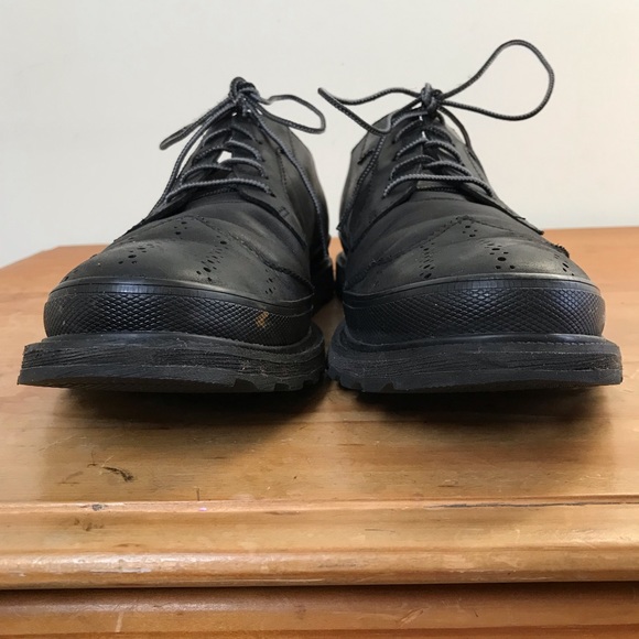 Sorel size 11 work shoes black wing tip oxfords - Picture 6 of 12